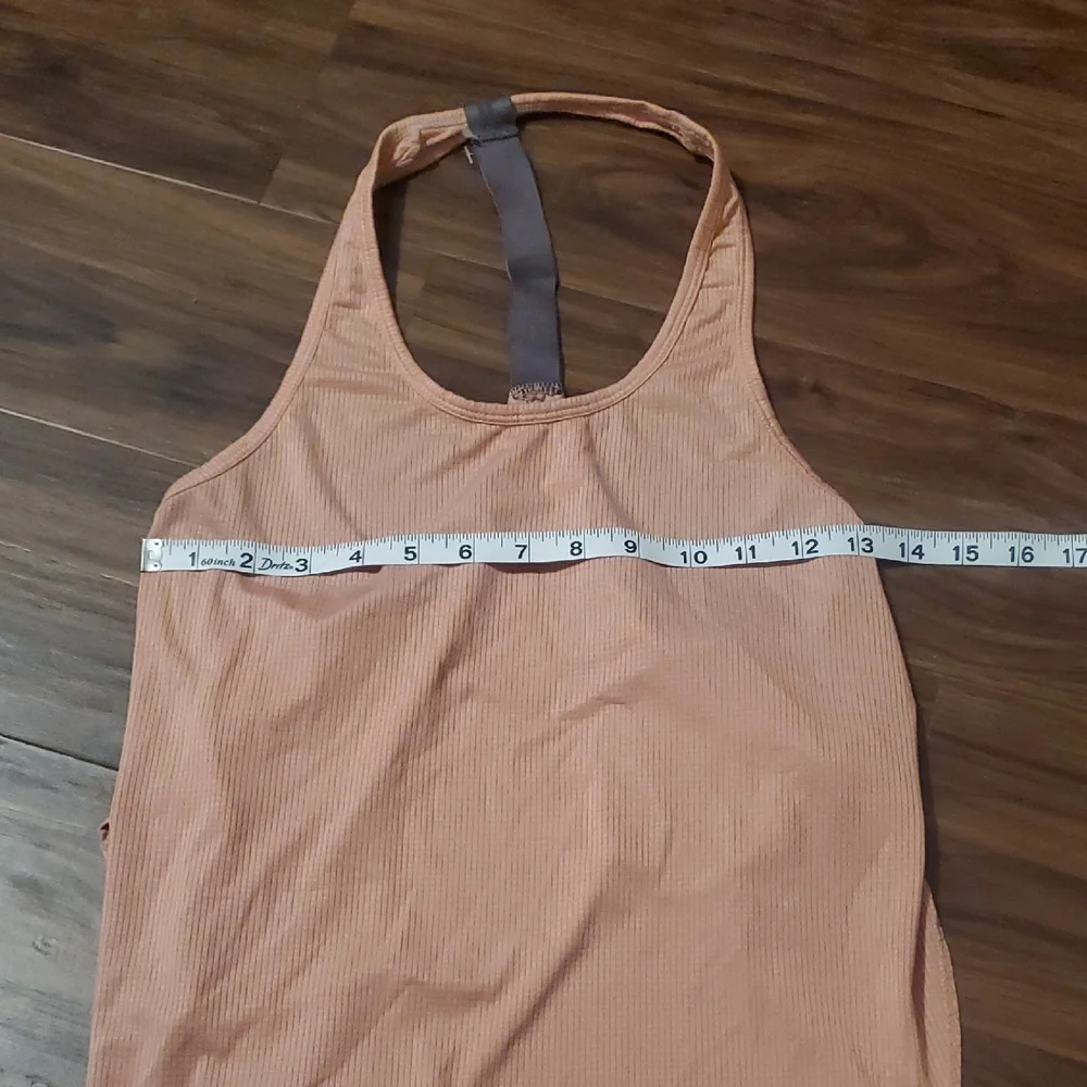 Fabletics Peach and Gray Racerback Tank Top - Picture 3 of 7